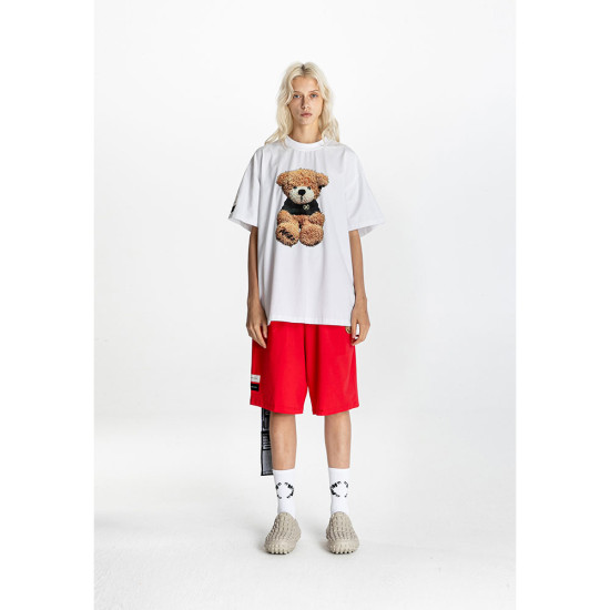 MWM Unisex κοντομάνικη μπλούζα Teddy Bear Print Oversized Tee